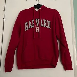 Red Harvard sweatshirt
